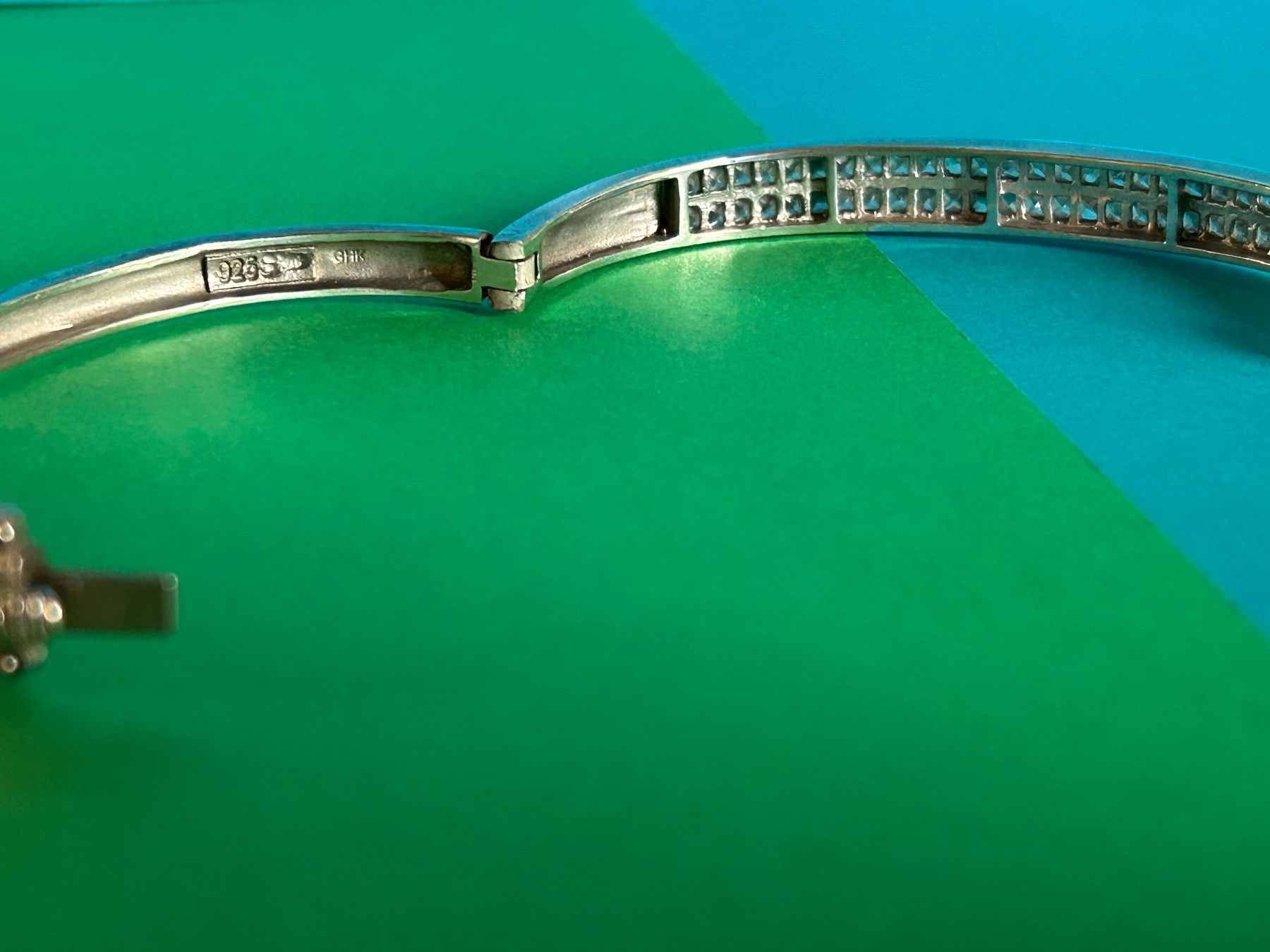 Bracciali & Braccialetti: Silberner Armreif mit Zirkonia CLASSICO – Usato da Dittingen venduto da Bellevista 7
