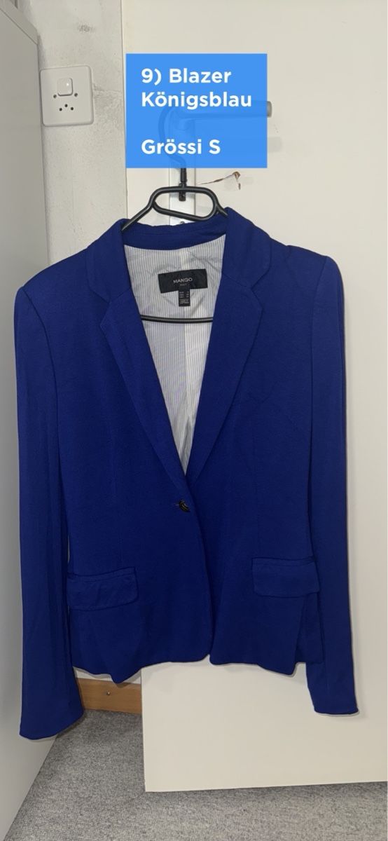 Jacken: Königsblauer Blazer – Gebraucht aus Benglen von Shamily