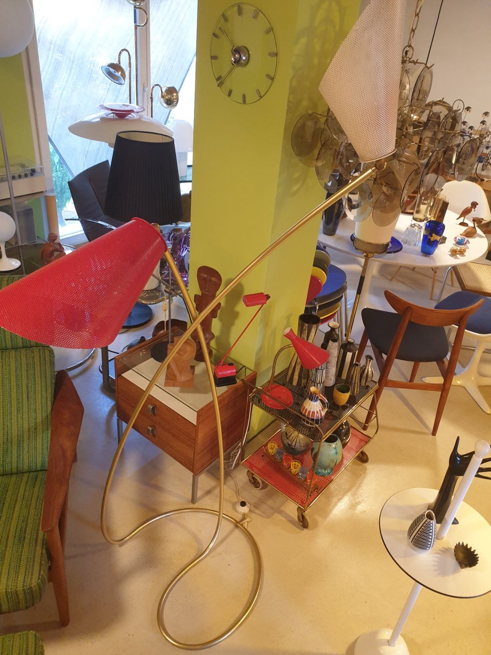 Lampade: 50's Floorlamp vom feinsten Design – Usato da rebstein venduto da spacy73 7