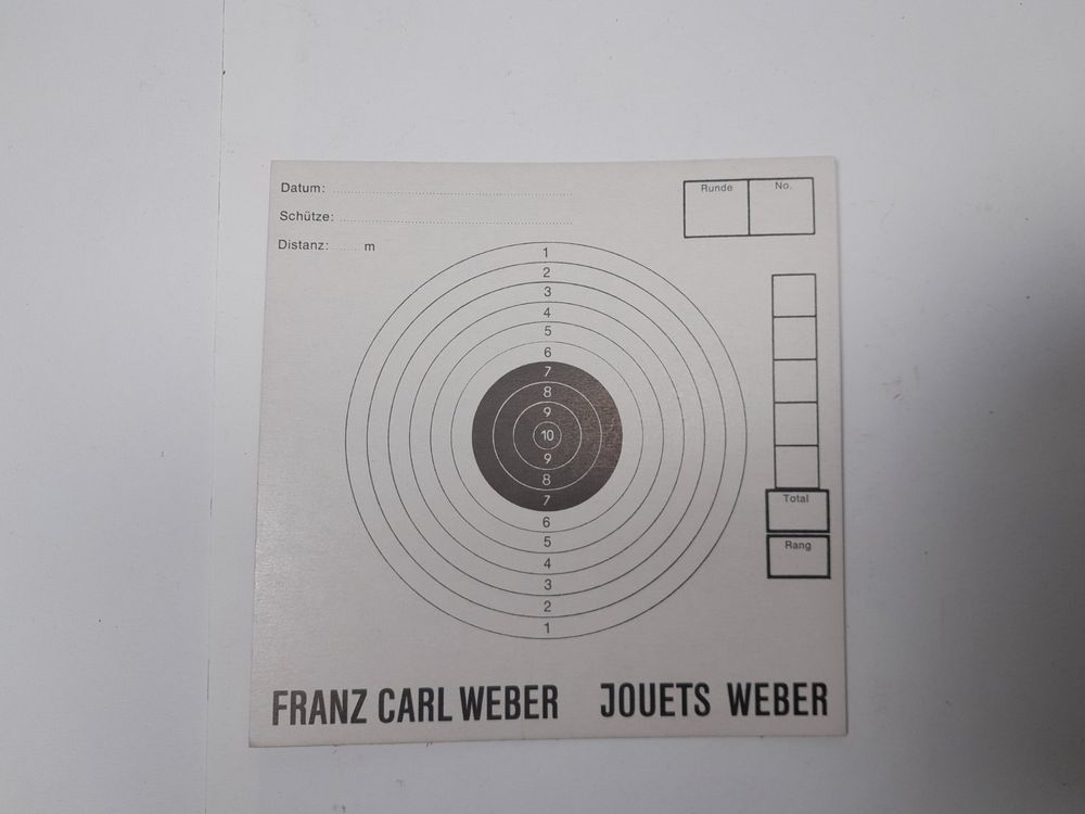 Fritz-Cell Zielscheiben 26x26 Cm – 50 Stück, Für Luftgewehr, Luftpistole & Kleinkaliber