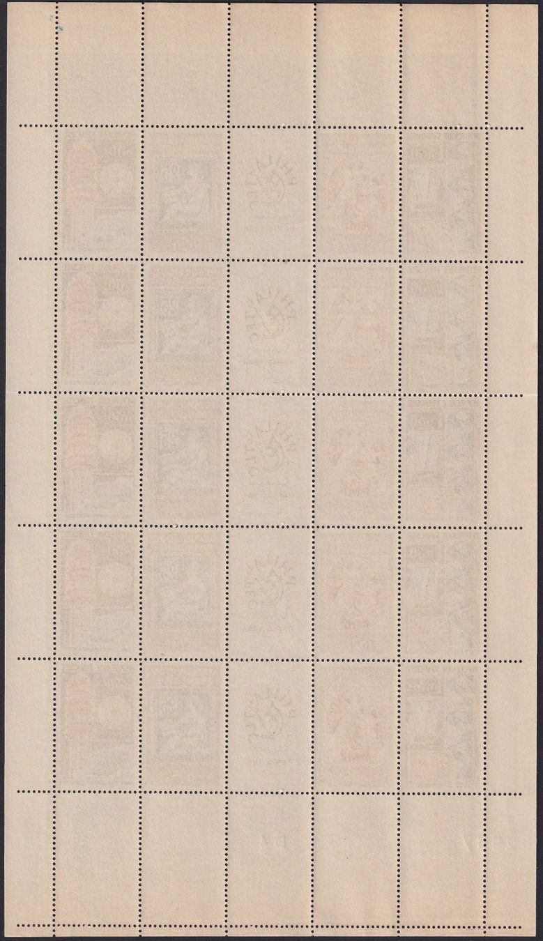 Alle Briefmarken: 1964, kompletter Sonderbogen Frankreich postfrisch **. – Gebraucht aus Sursee von Luzernerraute 1