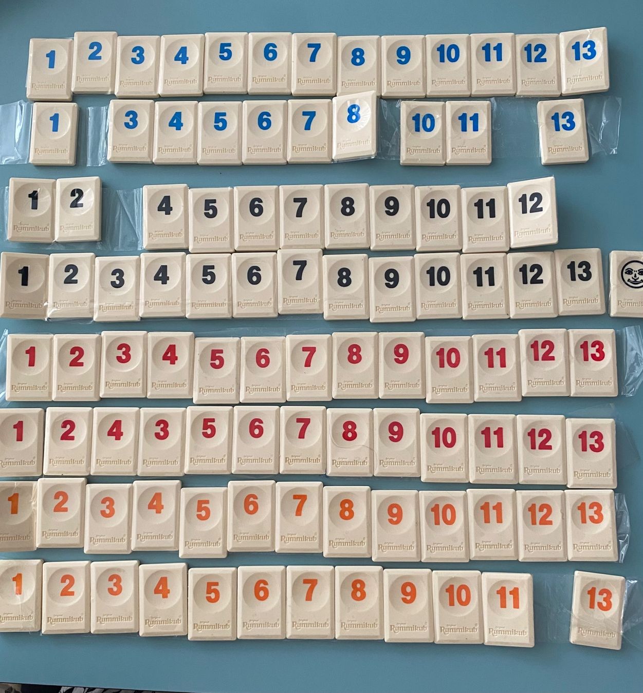 Giocattoli: Rummikub Ersatzspielsteine 'Original' – Usato da Zürich venduto da echt01