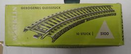 Märklin M H0 - 10 x Gebogen/courbe 5100 mit OVP