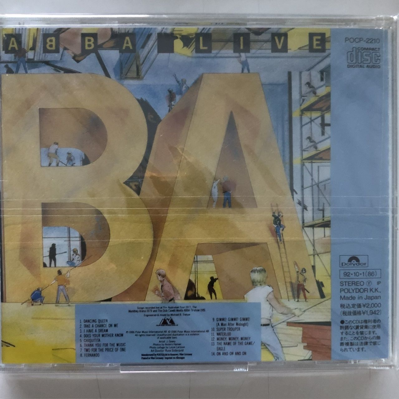 CD: ABBA rare Polydor LIVE CD Japan – Usato da Wettingen venduto da ABBA-Retro 1