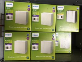 Philips Outdoor Wandleuchten LED (total 20 Leuchten)