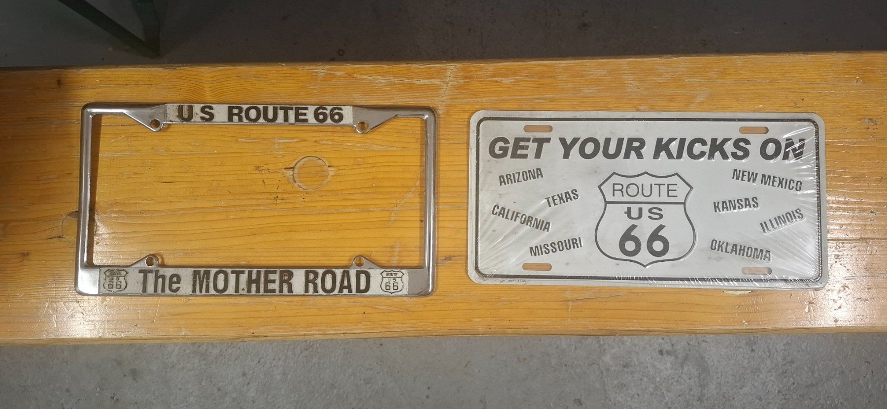 Insegne: cadre PLAQUE US, route 66 + plaque – Usato da Chancy venduto da dave58v 1
