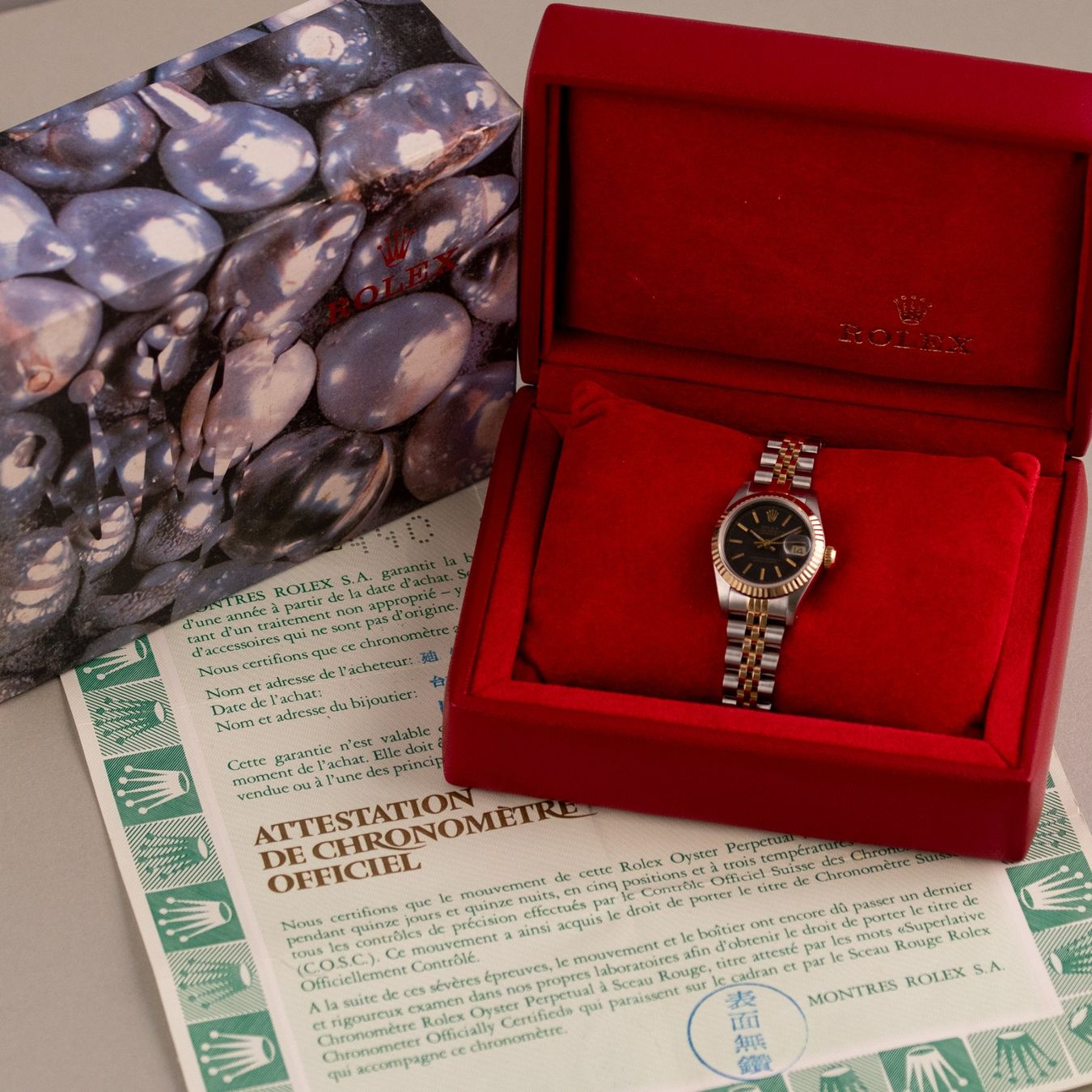 Rolex Uhren: Rolex Datejust 26 / 69173 / Tapestry DIal / 1987 / Full Set – Gebraucht aus Luzern von PrimeSwissTime 9