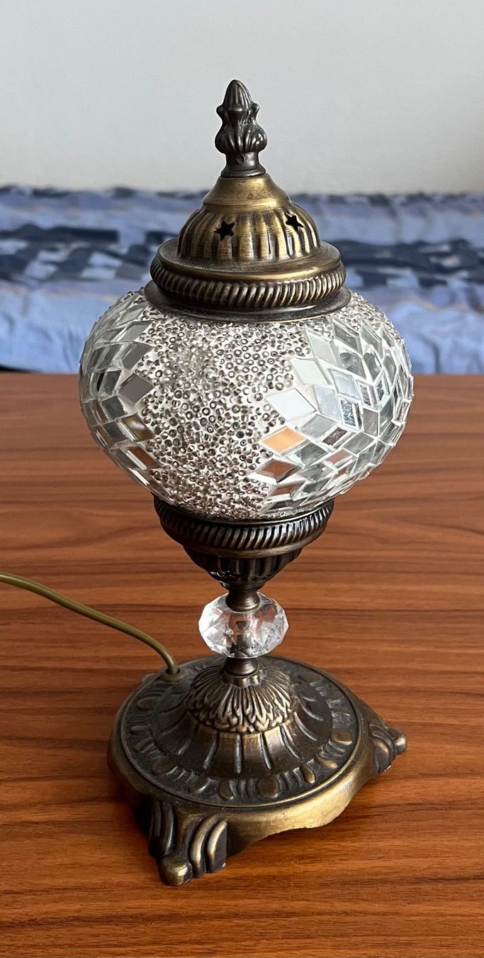 Lampade: Mosaiklampe, weiss, Handmade – Nuovo (secondo la descrizione) da Fischbach-Göslikon venduto da Rosatt 4