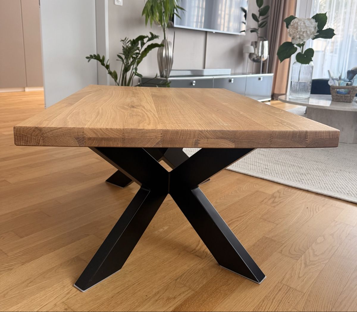 Tavoli: Couchtisch Massivholz / Metall  – Usato da Zürich venduto da ab3930 2