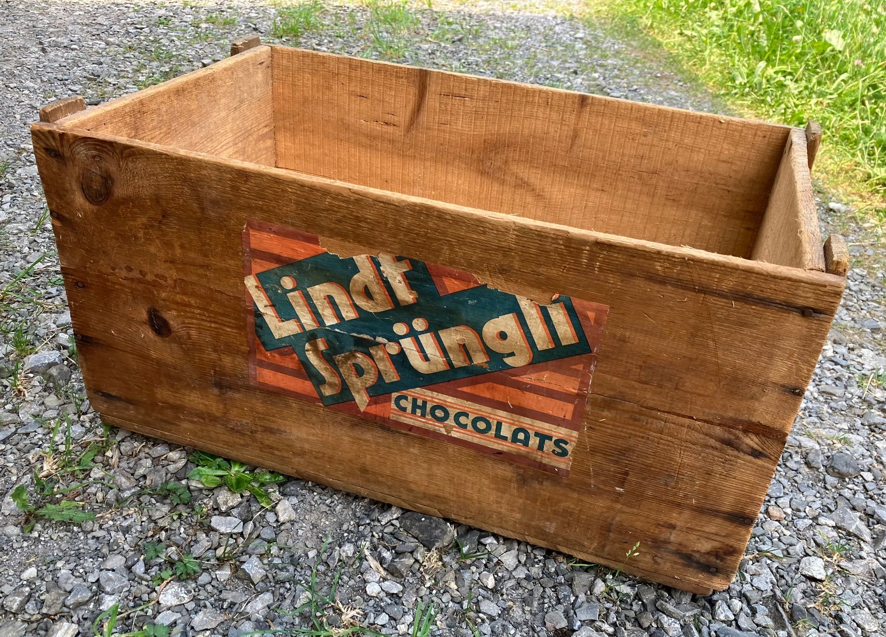 Casse di trasporto: Holzkiste Lindt&Sprüngli – Usato da Schmitten FR venduto da gnom72