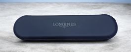 Original Longines Reiseetui / Uhrenetui – Blau – 29 cm