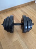 15kg gummierte Hantel