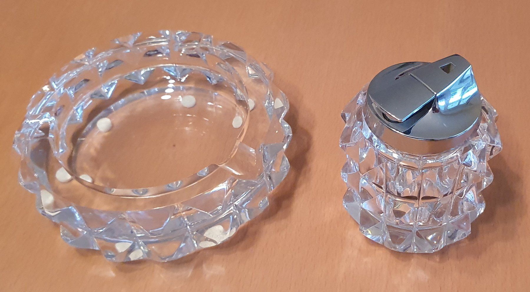 Rosenthal Portacenere: Raucherset , Rosenthal, Kristallglas – Usato da Kreuzlingen venduto da Rschweiz1 4