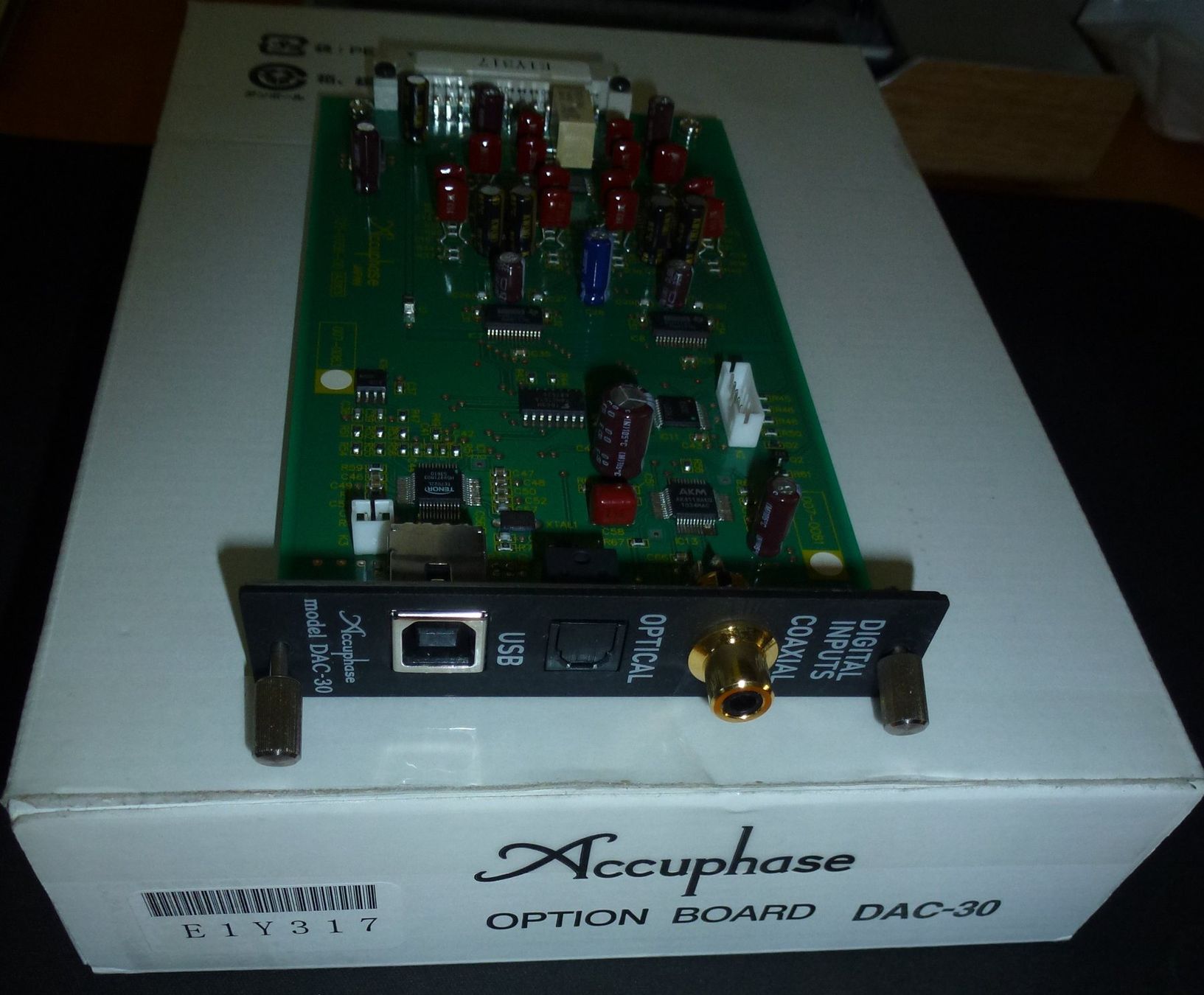 Accuphase Amplificatori: Accuphase DAC-30 D/A Option Board NP SFr. 1490.- – Usato da Wil SG venduto da Solpol 1