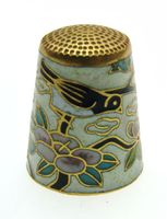 Fingerhut mit Motiv Vogel (4)