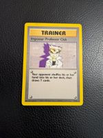 1999 Base Set Imposter Professor Oak rare 73/102 Ab 1