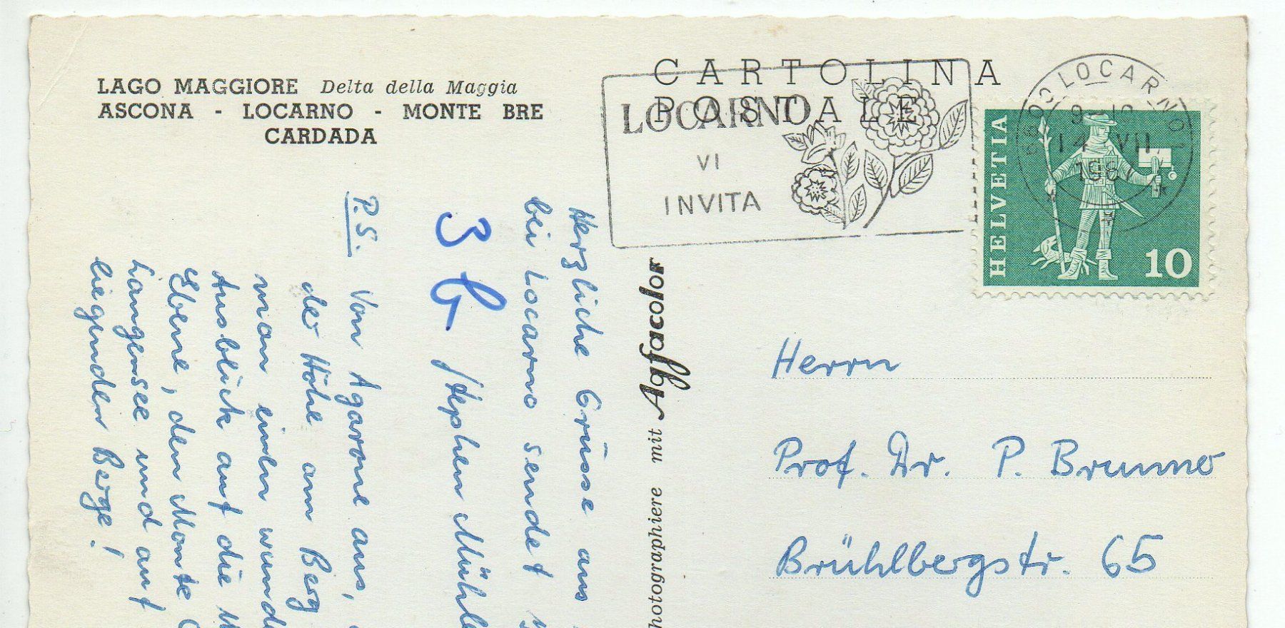 Cartes postales: ASCONA LOCARNO Delta della Maggia – D'occasion à Jona par philajona 1