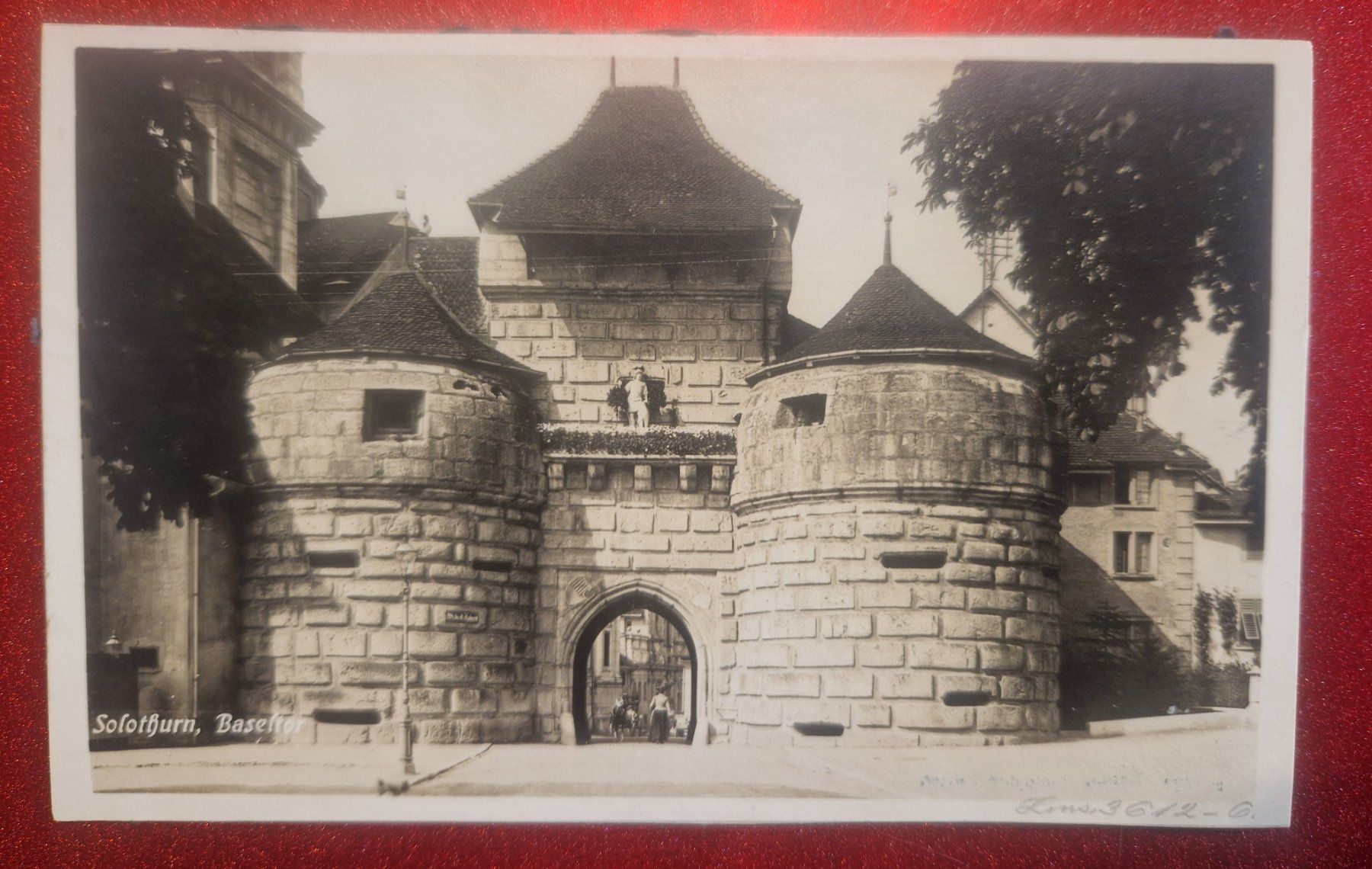 Cartoline postali: Solothurn Baseltor alt/top – Usato da Melchnau venduto da Fishel