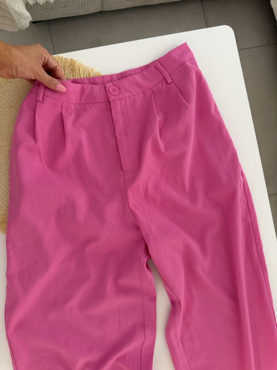 Hosen: Pink Wide Leg Trousers Size L – Gebraucht aus Gränichen von Domsiiiii 1