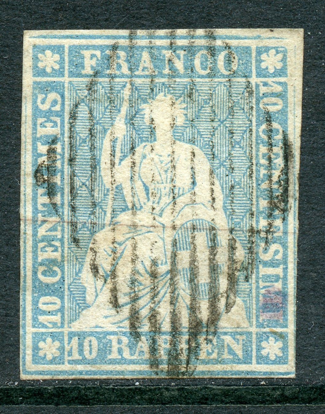 Tous les timbres: Zst 23 E / 23 B3m Strubel mit Attest – D'occasion à Steffisburg par Sorbas
