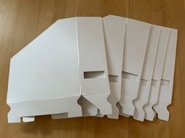 6 weisse Archiv-Sammelmappen, von IKEA,