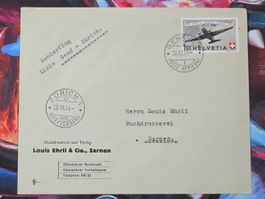 CL31 Enveloppe + Timbre Suisse 1944