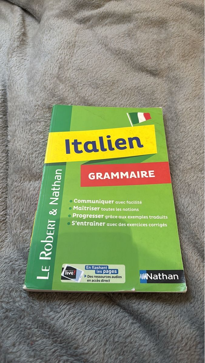 Livres: Italien Grammaire Le Robert & Nathan – D'occasion à Chêne-Bourg par and_66gg
