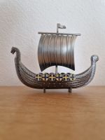 Wikingerschiff Deko Metall Skandinavien guter Zustand