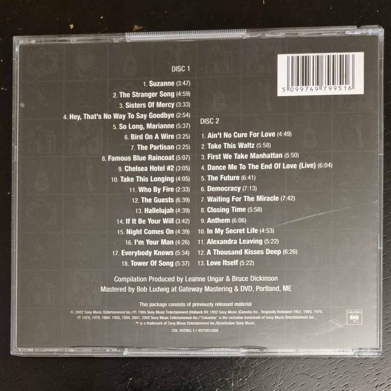 CD: The Essential Leonard Cohen / 2 CDs – Usato da Chur venduto da dluli 1