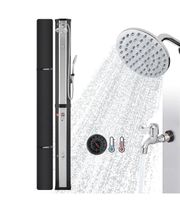 + AREBOS 60 L Solardusche Pooldusche Camping Gartendusche