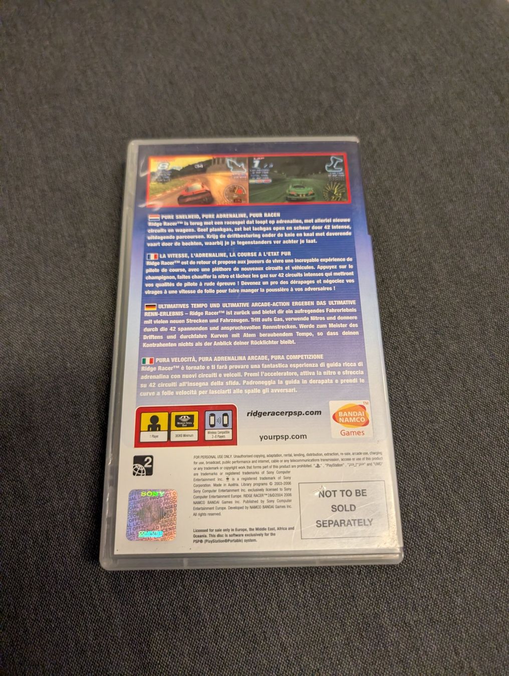 Giochi: Ridge Racer 2 Sony psp – Usato da Giubiasco venduto da Tici__nerd_Giubiasco 1