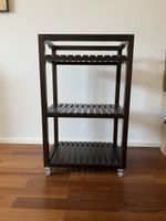 Regal auf Rollen - Ikea - dunkelbraun