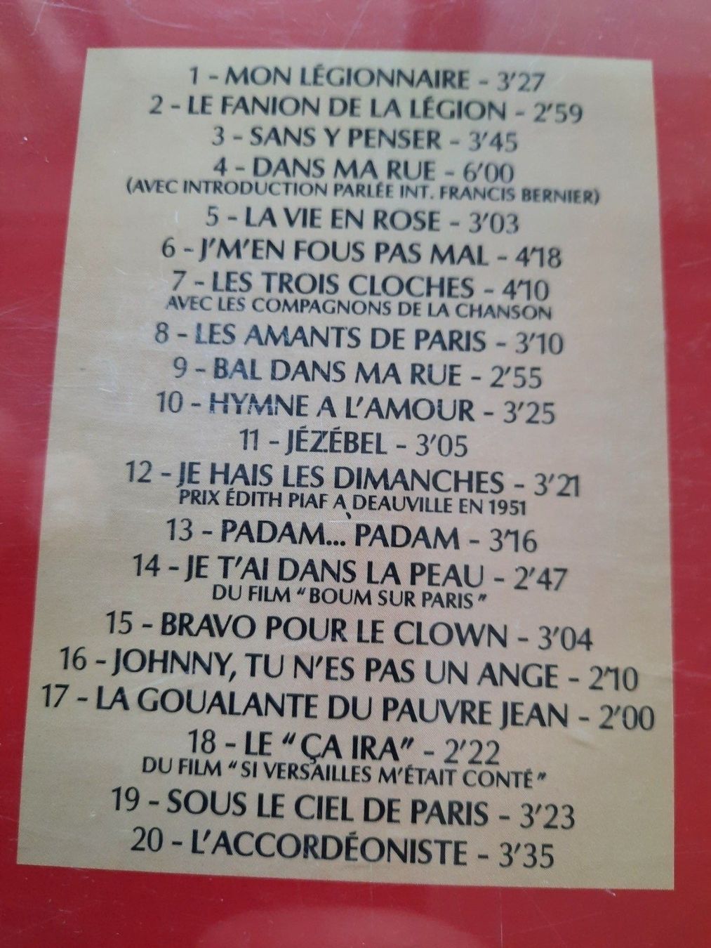 CD: Cd Edith Piaf - 25 Anniversaire 2Cds  – Usato da Pully venduto da bro_n52j 3