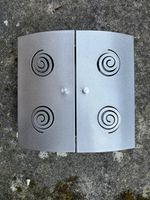Schlüsselkasten  Metall mit Spiralmuster neuwertig