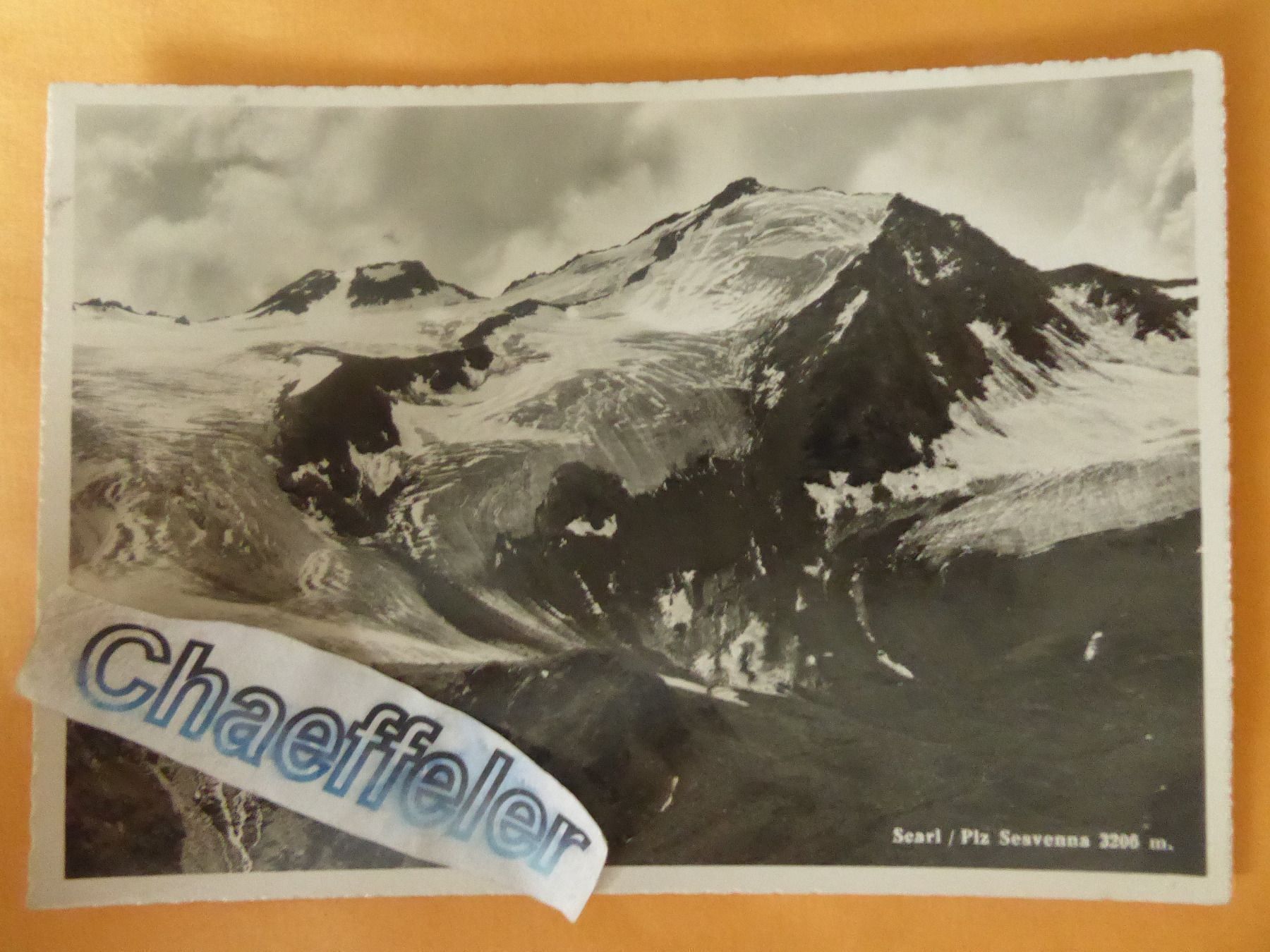 Cartoline postali: 1951 carl / Piz Sesvanna – Usato da Zürich venduto da Chaeffeler