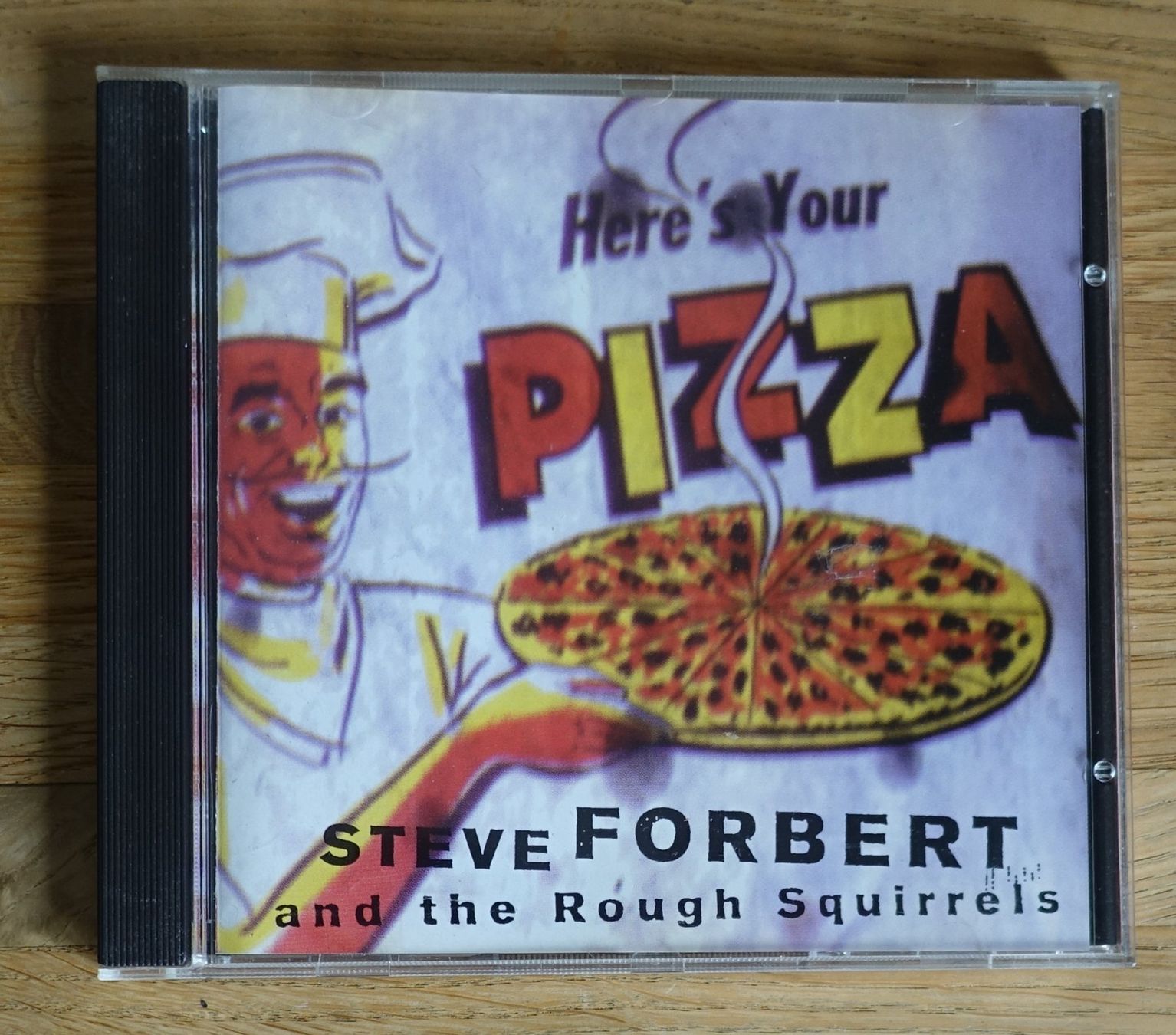 CD: Steve Forbert & the Rough Squirrels – Here's Your Pizza -D10 – Usato da Sessa venduto da discoverymedia