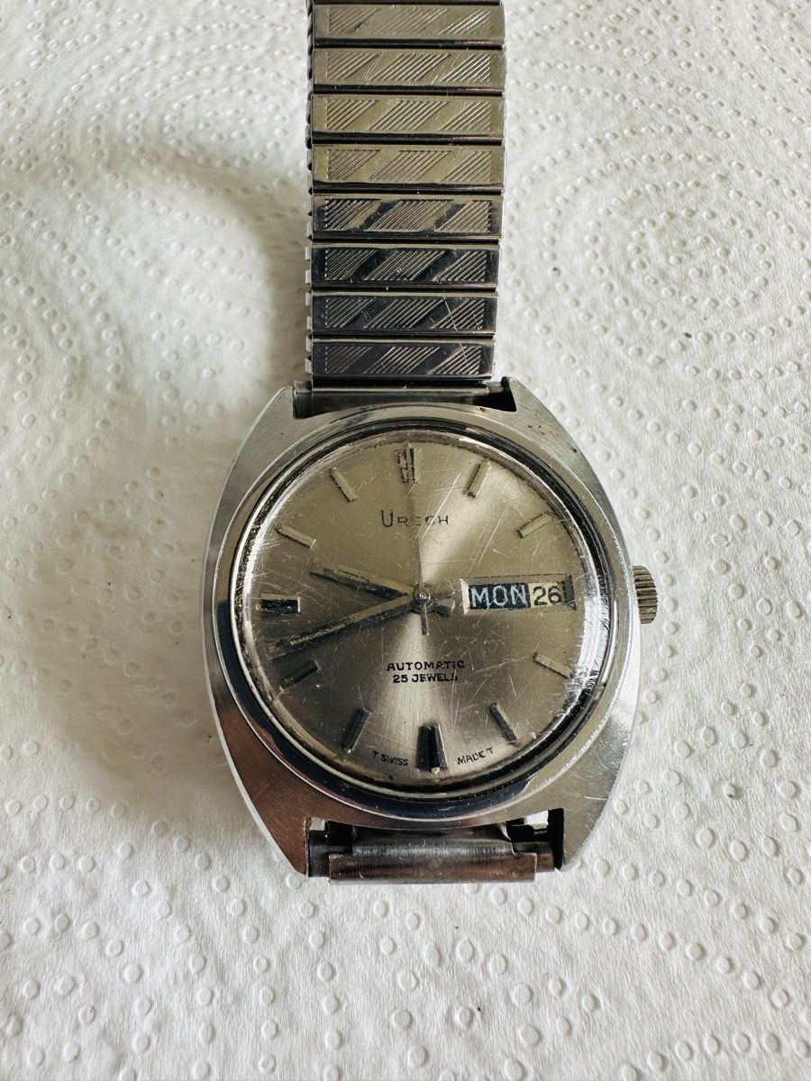 Swiss Uhren: Orologio Urech automatico 25 rubini data uomo – Gebraucht aus Cureglia von myr_9v25 5