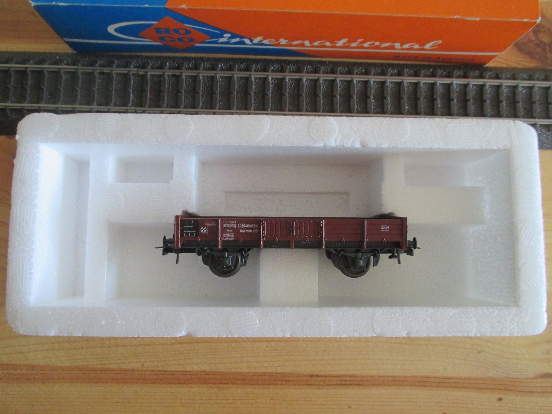 Roco Modellini di ferrovie: Roco H0 DC DB Flachwagen – Usato da Breitenbach venduto da anti11 4