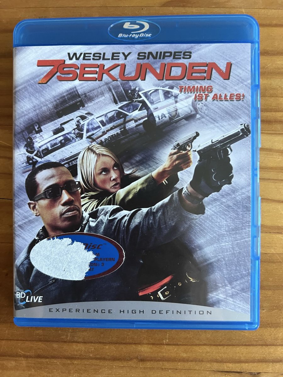 Tutti i DVDs: Blueray, 7 Sekunden mit Wesley Snipes – Nuovo (secondo la descrizione) da Kallnach venduto da sta_sy57