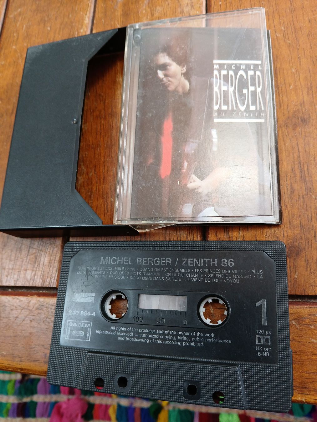 Musicassette: Michel berger- zénith 86 (tape) – Usato da St-Cergue venduto da VeganWarrior