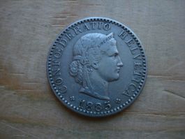 (S1) 20 Rappen 1885