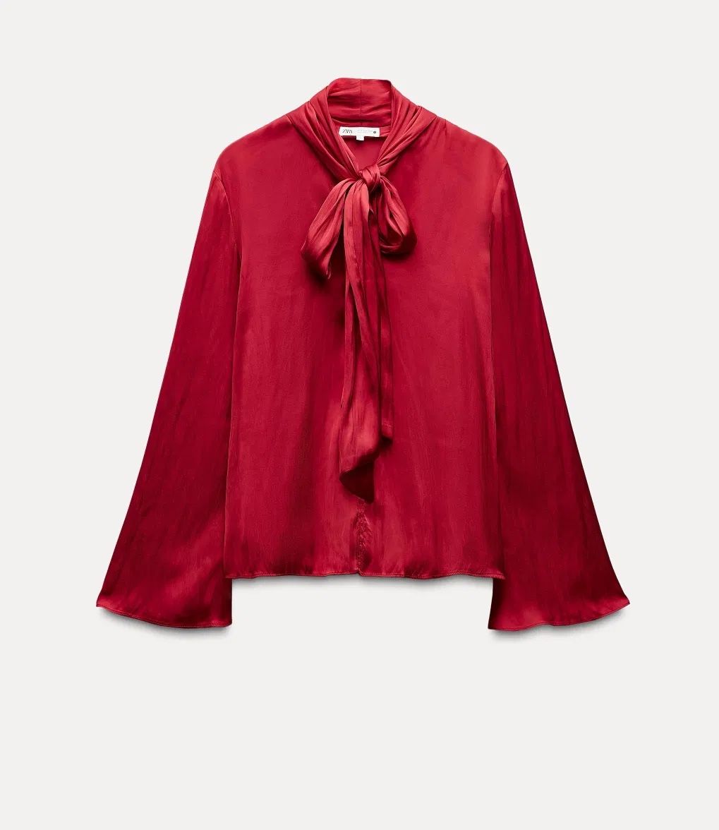 Zara Camicette: Zara red blouse xs/34 new  – Nuovo e nell'imballaggio originale da Weiach venduto da Wlodarek 1