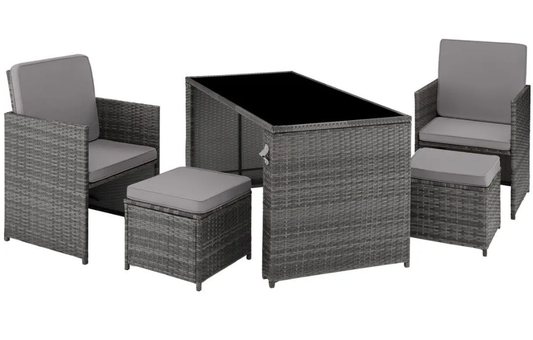Divani: Rattan Sitzgruppe 2-4 Pers. – Nuovo (secondo la descrizione) da St. Moritz venduto da psina20