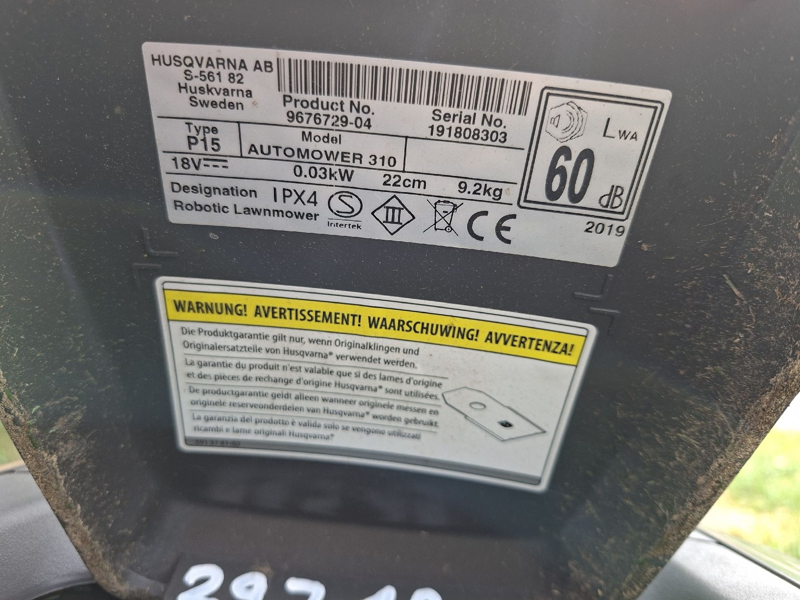 Husqvarna Rasenmäher: Husquarna Rasen Roboter – Gebraucht aus Niederbüren von wegger63 2