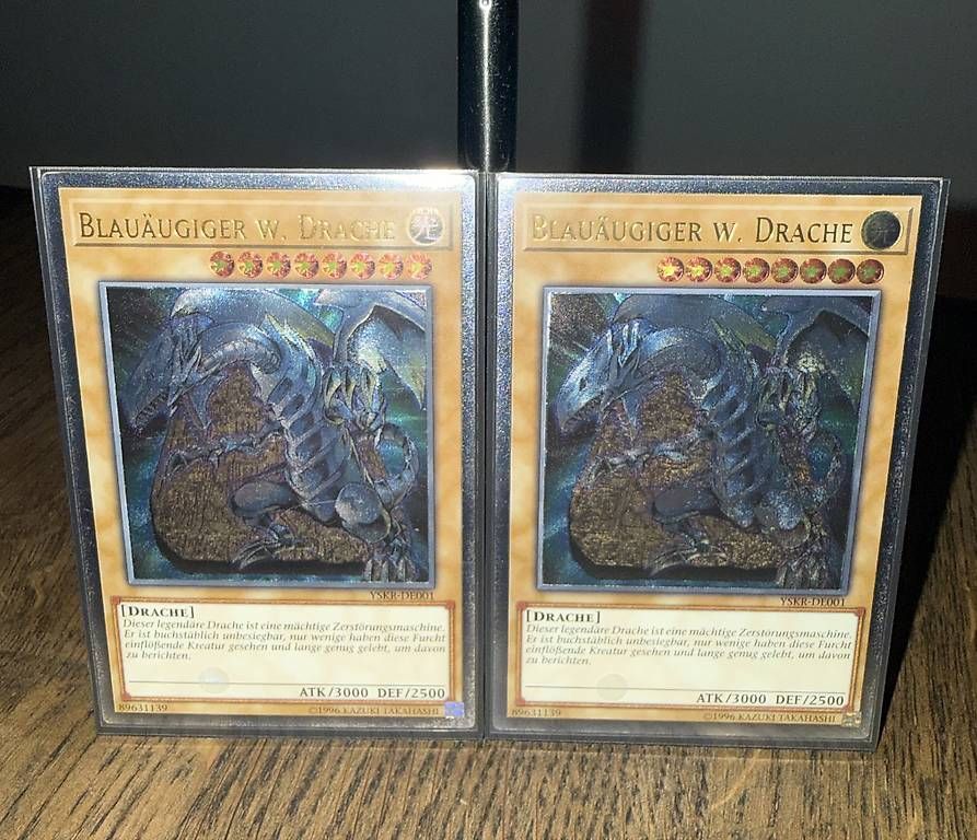 Cartoline: Blauäugiger Weisser Drache (Ultimate) 2x – Usato da Aadorf venduto da Apoly