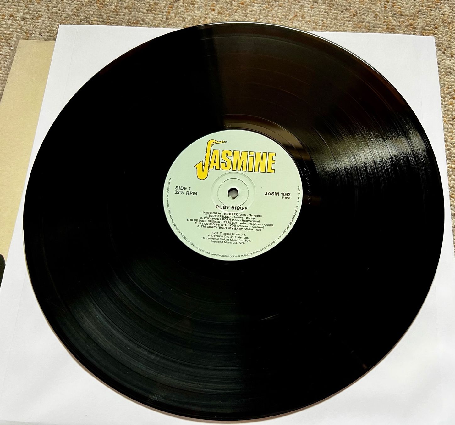 Schallplatten: Ruby Braff Featuring Dave McKenna UK Jazz  LP 🛀 1956 – Gebraucht aus Unterseen von vinylmore 1