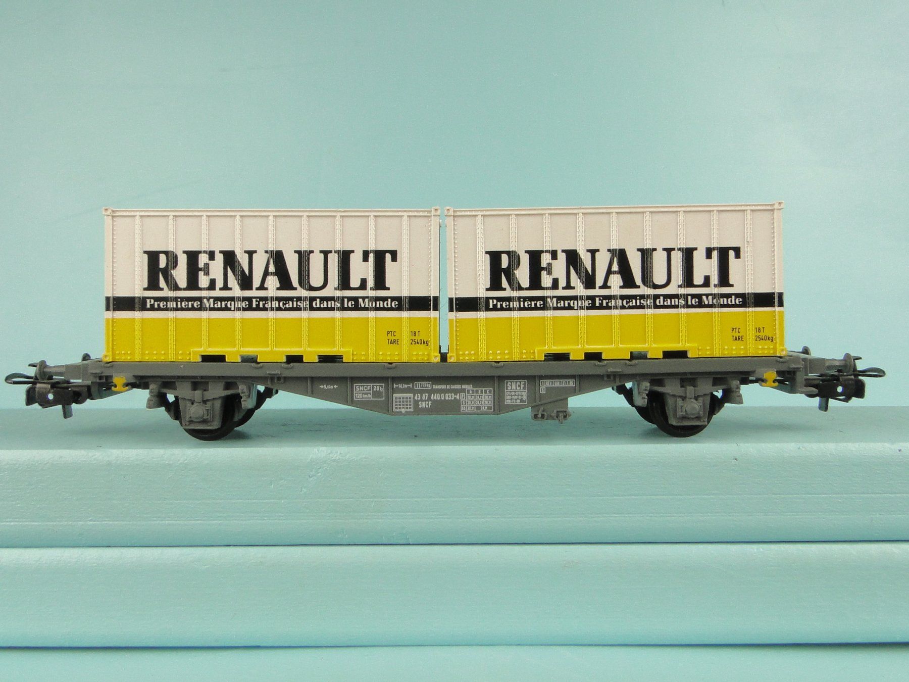 Märklin Modellini di ferrovie: Märklin 4664 Containerwagen Renault – Nuovo (secondo la descrizione) da Bülach venduto da cann11 1