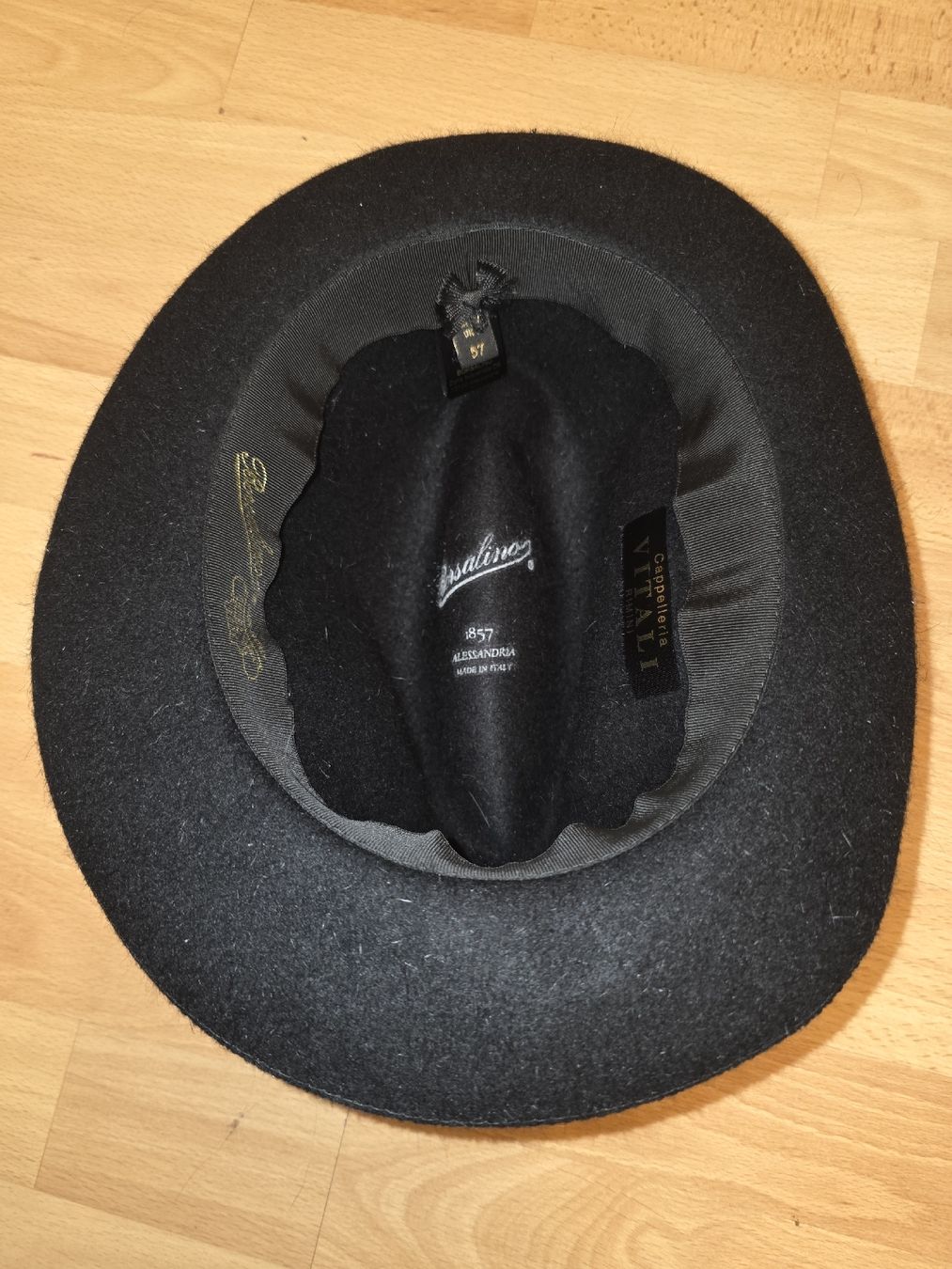 Borsalino Copricapi, berretti & cappellini: Borsalino fedora hut schwarz  – Nuovo (secondo la descrizione) da Langwiesen venduto da leo_ymm2 1