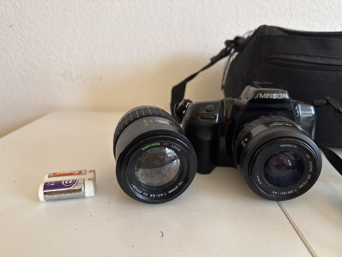 Minolta Kamera: Minolta Dynax 500si mit Tasche und Objektiv – Gebraucht aus Birsfelden von mah_6yvz 1
