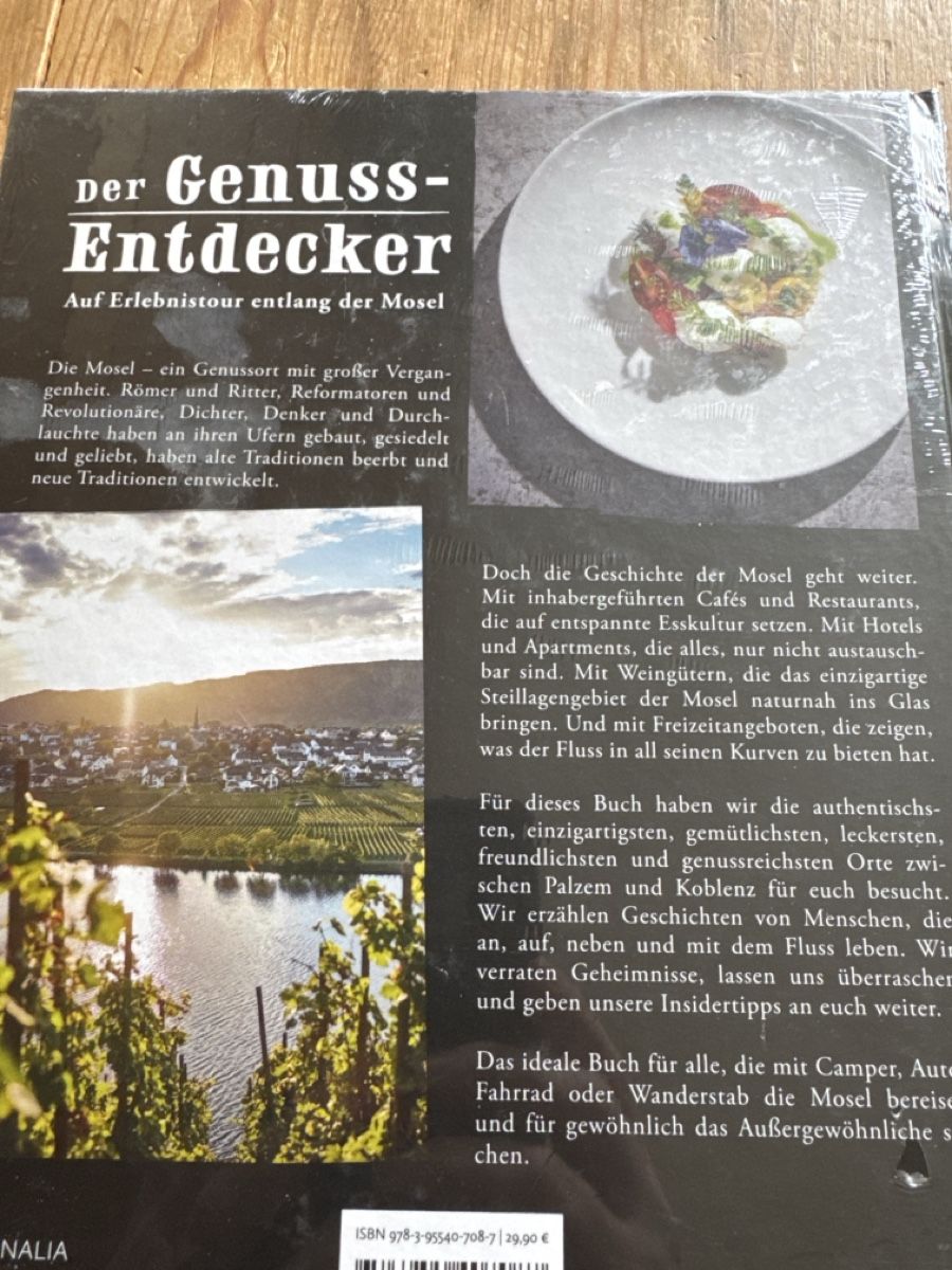 Libri: Der Genuss-Entdecker entlang der Mosel, NEU – Nuovo e nell'imballaggio originale da Mauren venduto da ducducturi 3
